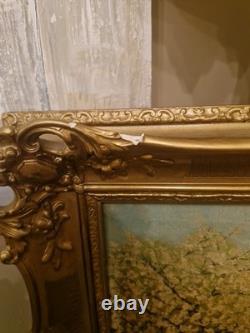 Peinture Ancienne Huile Sur Toile Poule Signée Adolphe POOT