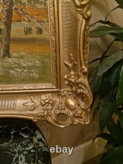 Peinture Ancienne Huile Sur Toile Poule Signée Adolphe POOT