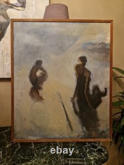 Peinture Ancienne Huile Sur Toile Signée