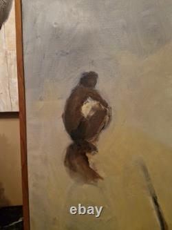 Peinture Ancienne Huile Sur Toile Signée