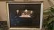 Peinture Ancienne Huile Sur Toile Signée Joueurs De Carte