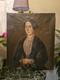 Peinture Ancienne Représentant Un Portrait De Femme Xix Ème S