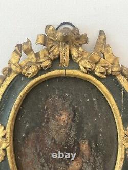 Peinture Ancienne/huile Sur Bronze/17eme Siècle/homme Barbue/23x17cm