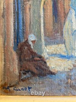 Peinture Huile Marcel Canet Orientaliste XIXe Orientalisme Maroc Ancien Art