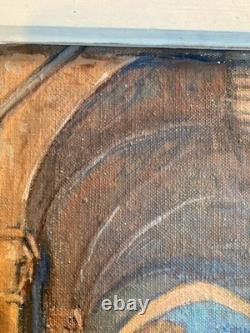 Peinture Huile Marcel Canet Orientaliste XIXe Orientalisme Maroc Ancien Art