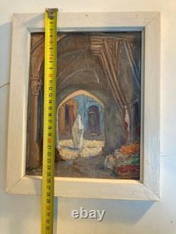 Peinture Huile Marcel Canet Orientaliste XIXe Orientalisme Maroc Ancien Art