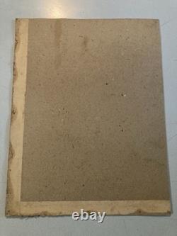Peinture Huile Sur Carton 1920 Intérieur Meuble Ancien Old Original Painting Art