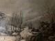 Peinture Huile Sur Toile Sc&egrave;ne De Village Neige W H Fletcher Paysage Xixe Ancien