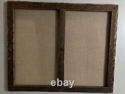 Peinture Huile Sur Toile Scène De Village Neige W H Fletcher Paysage XIXe Ancien