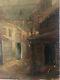 Peinture Huile Toile Paysage Rue 1900 Impressionniste Ancien Signé A Identifier