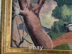 Peinture Paysage Huile 1920 Toile Paysage Fauve Fauvisme Nabi Painting Ancien