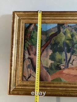 Peinture Paysage Huile 1920 Toile Paysage Fauve Fauvisme Nabi Painting Ancien