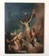 Peinture Ancienne Huile Sur Toile Crucifixion école Italienne Xviiie Siècl