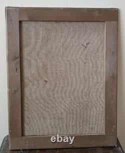 Peinture ancienne huile sur toile crucifixion école italienne XVIIIe siècl