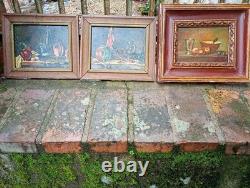 Peintures anciennes huile sur panneau