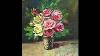 Petit Tableau Ancien Sign E Bouquet De Fleurs Peinture Huile Sur Toile