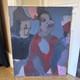 Pietro Poletti Tableau Grande Huile Sur Toile Contemporaine Ancienne Sign&eacute;e