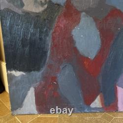 Pietro POLETTI Tableau Grande Huile Sur Toile Contemporaine Ancienne Signée