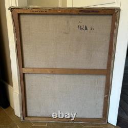 Pietro POLETTI Tableau Grande Huile Sur Toile Contemporaine Ancienne Signée