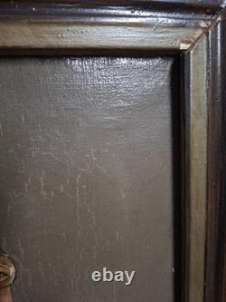 Portrait ancien Joseph Wauters J. B. Jonet huile sur toile / Antique oil painting