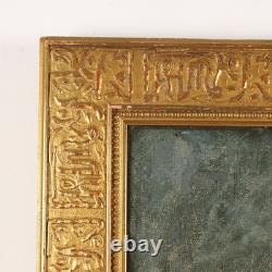 Portrait d'un Arabe au Turban Tableau Ancien Huile sur Toile XIXe Siècle