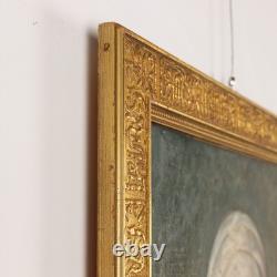 Portrait d'un Arabe au Turban Tableau Ancien Huile sur Toile XIXe Siècle