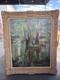 Reine Cimi&egrave;re Huile Sur Toile 1964 Tableau Sign&eacute; Cadre Ancien &Eacute;cole Fran&ccedil;aise