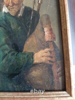Superbe tableau ancien huile sur panneau Téniers David le jeune