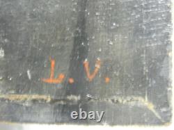 TABLEAU ANCIEN PEINTURE PORTRAIT HUILE SUR BOIS Signé TABLEAU ANCIEN PEINTURE PORTRAIT HUILE SUR BOIS Signé