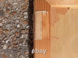 Tableau Ancien École Balinaise Femmes Étendant Le Linge Huile Sur Toile Signé