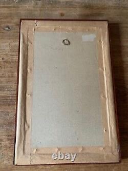 Tableau Ancien Esquisse Huile Sur Panneau Étude Pour Un Paysan XIXEME
