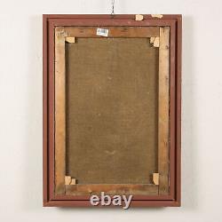 Tableau Ancien G. Muzzioli'800 Portrait Bacchus Ivre Huile sur Toile