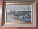 Tableau Ancien Huile Camaret Sur Mer Signe Genettes 1952 Huile Sur Toile