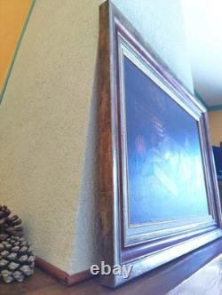 Tableau Ancien Huile Peinture Ecole Francaise Lapin Lievre Fruit Baroque XIX 19