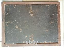 Tableau Ancien Huile Sur Panneau Nubien Joueuse De Mandoline Sous Bois