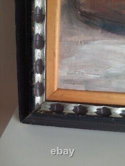 Tableau Ancien Huile Sur Toile, Art De Nature Morte Classique Signé