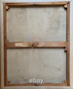 Tableau Ancien. Huile Sur Toile. Dans L'atelier. Nu. Atelier. M. J. Lefebvre