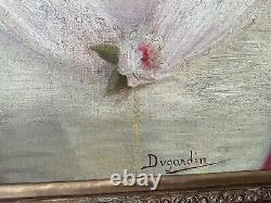 Tableau Ancien Huile Sur Toile Signé Dugardin