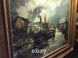 Tableau Ancien Huile Sur Toile Stephane H. C Gourjon