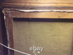 Tableau Ancien Huile Sur Toile Stephane H. C Gourjon