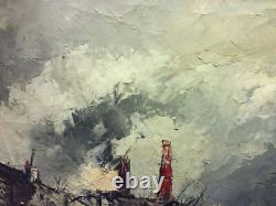 Tableau Ancien Huile Sur Toile Stephane H. C Gourjon