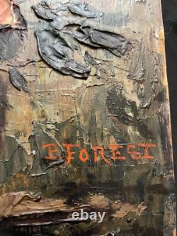 Tableau Ancien Huile sur bois