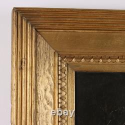 Tableau Ancien Paysage d'Hiver Huile sur Toile'700-'800 Original