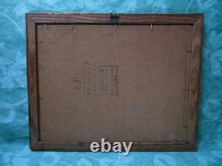Tableau Ancien Peinture Huile Bois Ecole de Barbizon Village Provence Provencal Tableau Ancien Peinture Huile Bois Ecole de Barbizon Village Provence Provencal