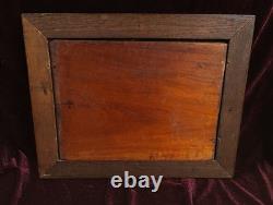 Tableau Ancien Peinture Huile Bois HSP Ecole Francaise de Barbizon Foret XIX 19