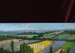 Tableau Ancien Peinture Huile Bois Provence Provencale DLG XIX Ecole de Barbizon