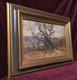 Tableau Ancien Peinture Huile Ecole Francaise De Barbizon Cadre Bois Dore Xix 19