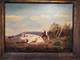Tableau Ancien, Peinture Vaches, Huile Sur Toile Xix Ème Siècle Signé Carlos