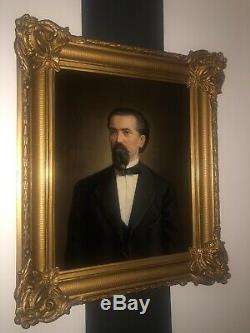 Tableau Ancien Portrait Aristocrate Huile Sur Toile Galerie Assindia Essen