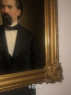 Tableau Ancien Portrait Aristocrate Huile Sur Toile Galerie Assindia Essen